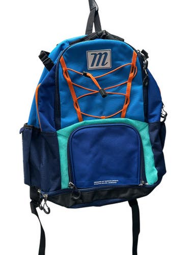 Used Marucci BLAZR BAT BACKPACK BB/SB Player Backpack Royal Blue 11835-S000203135