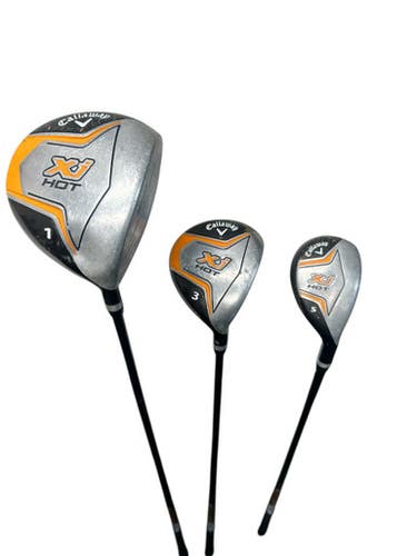 Used Callaway XJ HOT Jr Package Set RH Black/Orange/Grey 8 Piece 11835-S000204543