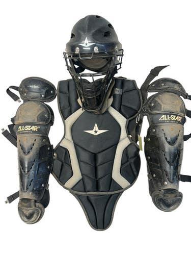 Used All Star CPCC79PS-1 Catchers Chest Protector Black Youth 11835-S000204640