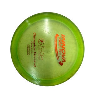 Used Innova CHAMPION FIREBIRD CLIMO 12X Disc Golf Driver Neon Green 175g 11835-S000205122