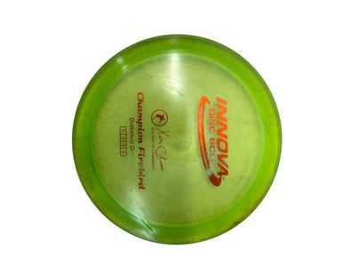 Used Innova CHAMPION FIREBIRD CLIMO 12X Disc Golf Driver Neon Green 175g 11835-S000205122