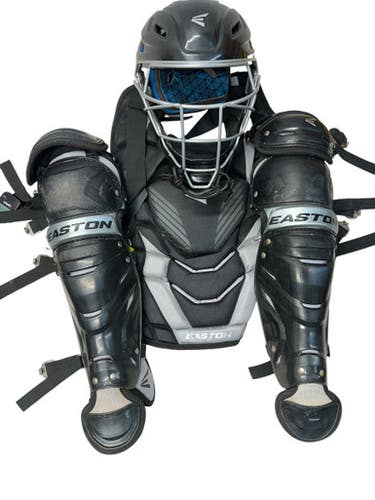 Used Easton EASTON GAME TIME CHEST YTH Catchers Chest Protector Black Youth 11835-S000205259
