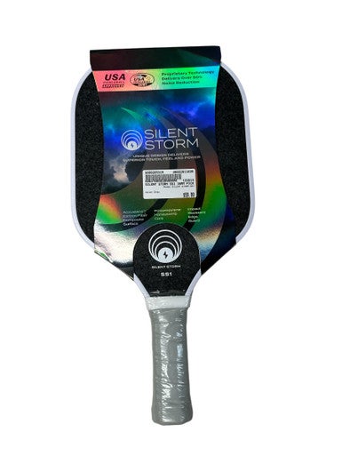 Used SILENT STORM SS1 Pickleball Racquet Grey 11835-S000205315