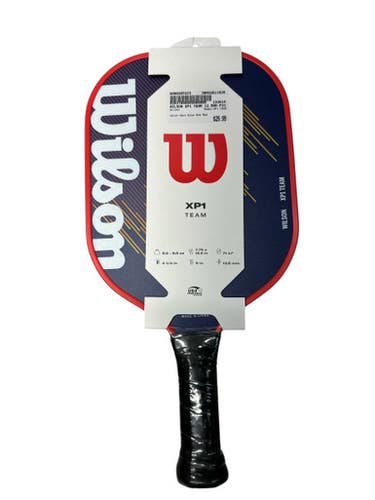 Used Wilson XP1 TEAM Pickleball Racquet Navy Blue And Red 11835-S000205324
