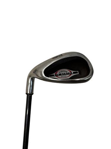 Used Callaway BIG BERTHA Mens Individual Iron LH Silver 9 Iron 11835-S000205035
