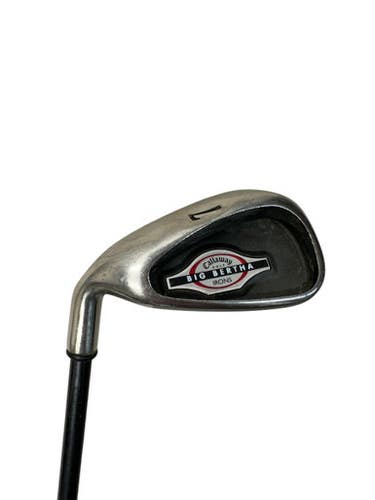Used Callaway BIG BERTHA Mens Individual Iron LH Silver 7 Iron 11835-S000205037