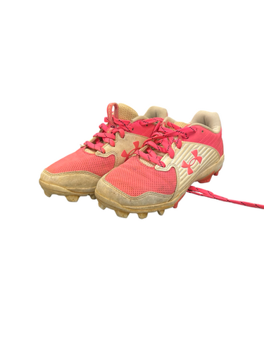 Used Under Armour SOFTBALL BB/SB Cleats Pink Junior 02.5 11682-S000127586