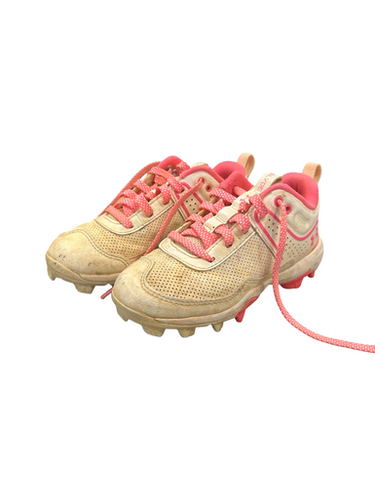 Used Under Armour SOFTBALL BB/SB Cleats White Youth 12.0 11682-S000127588