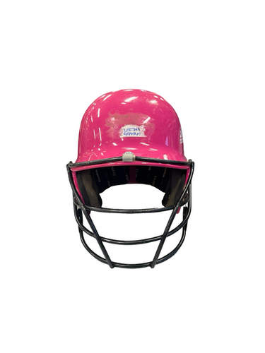 Used Adidas HELMET WITH MASK Batting Helmet w/Mask Pink XS 11682-S000127596