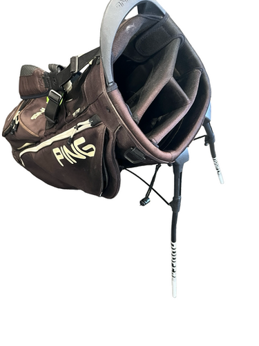 Used Ping 4 WAY STAND BAG Mens Stand Bag Black 11682-S000126922