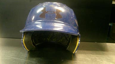 Used Under Armour HELMET Batting Helmet No Mask Royal Blue SM 11868-S000067598