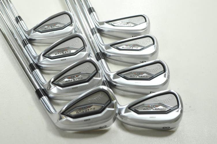 Callaway Quantum Max 5-PW,AW,SW Iron Set Regular Flex RH KBS MAX Steel # 211442
