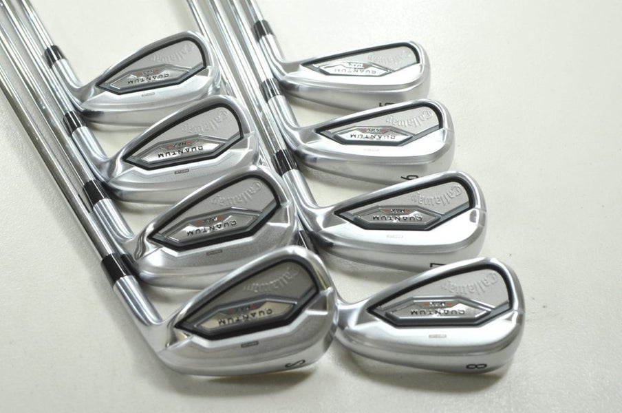 Callaway Quantum Max 5-PW,AW,SW Iron Set Regular Flex RH KBS MAX Steel # 211442