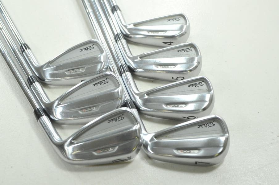 Titleist T100S 2021 4-PW Iron Set X-Stiff Flex Right DG X100 Steel