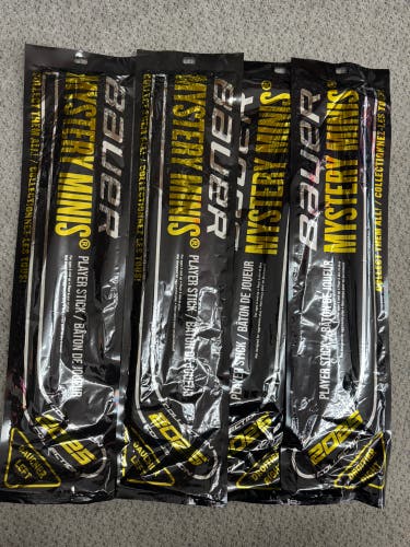 4-Pack 2025 Bauer Mystery Mini sticks