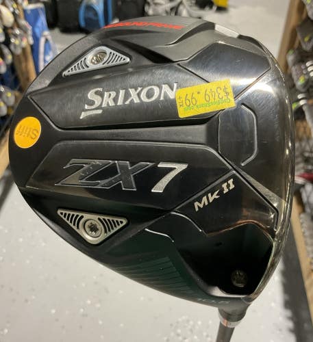 Srixon ZX7 MK II 10.5 Driver 45.5" HZRDUS 5.5 Stiff Flex Graphite Shaft MRH