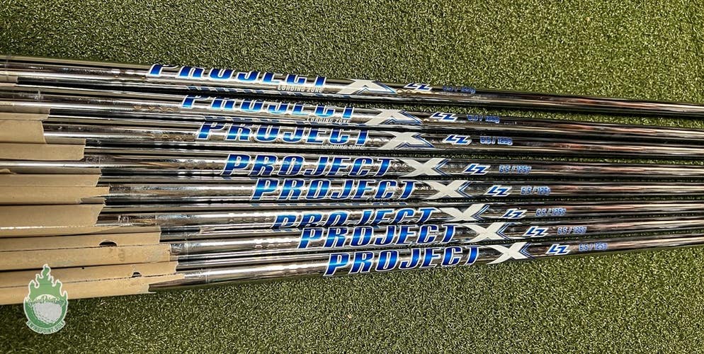 Used Project X LZ 125g 3-PW Extra Stiff Flex Steel Iron Set Shafts