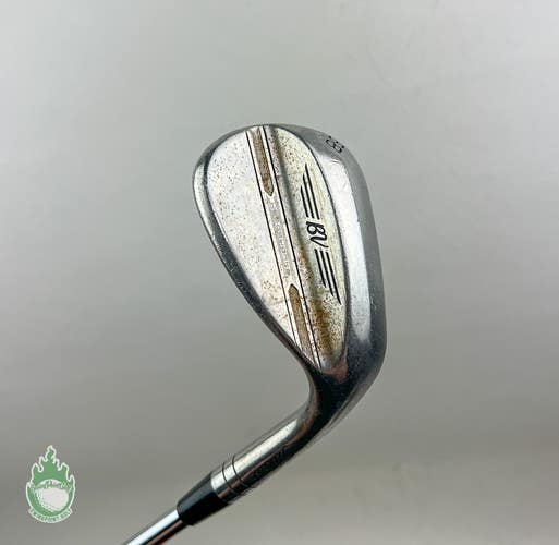 Used RH Titleist Vokey SM10 Wedge Works 58* K+ Grind Wedge Steel Golf Club