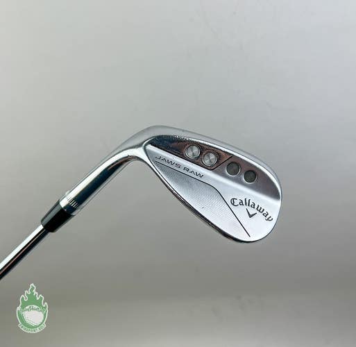 Left Handed Callaway Jaws Raw S Grind Wedge 56*-10 120g Stiff Flex Steel Golf