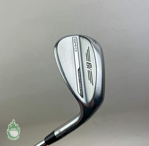 Used RH Titleist Vokey SM10 Chrome D Grind Wedge 54*-12 Wedge Steel Golf Club