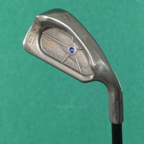 Ping ISI Nickel Blue Dot Single 4 Iron Aldila 350 Series Graphite Extra Stiff