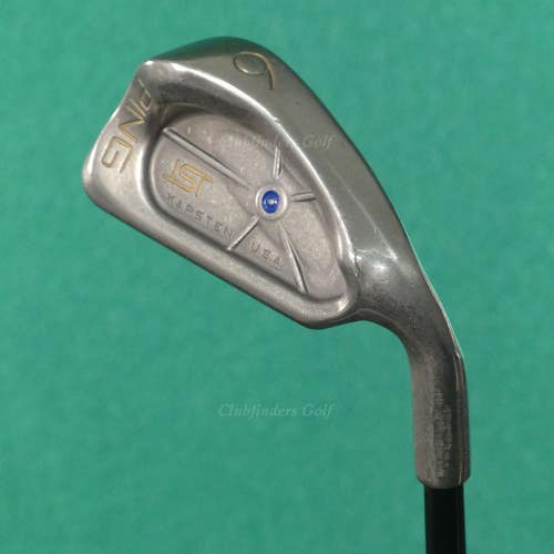 Ping ISI Nickel Blue Dot Single 6 Iron Aldila 350 Series Graphite Extra Stiff