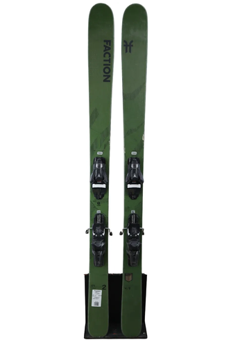 USED 2023 Faction Agent 2 Skis 171cm w/ Salomon Strive 13 Bindings