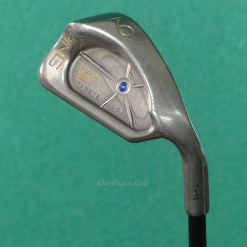 Ping ISI Nickel Blue Dot Single 9 Iron Factory Aldila 350 Series Graphite Stiff