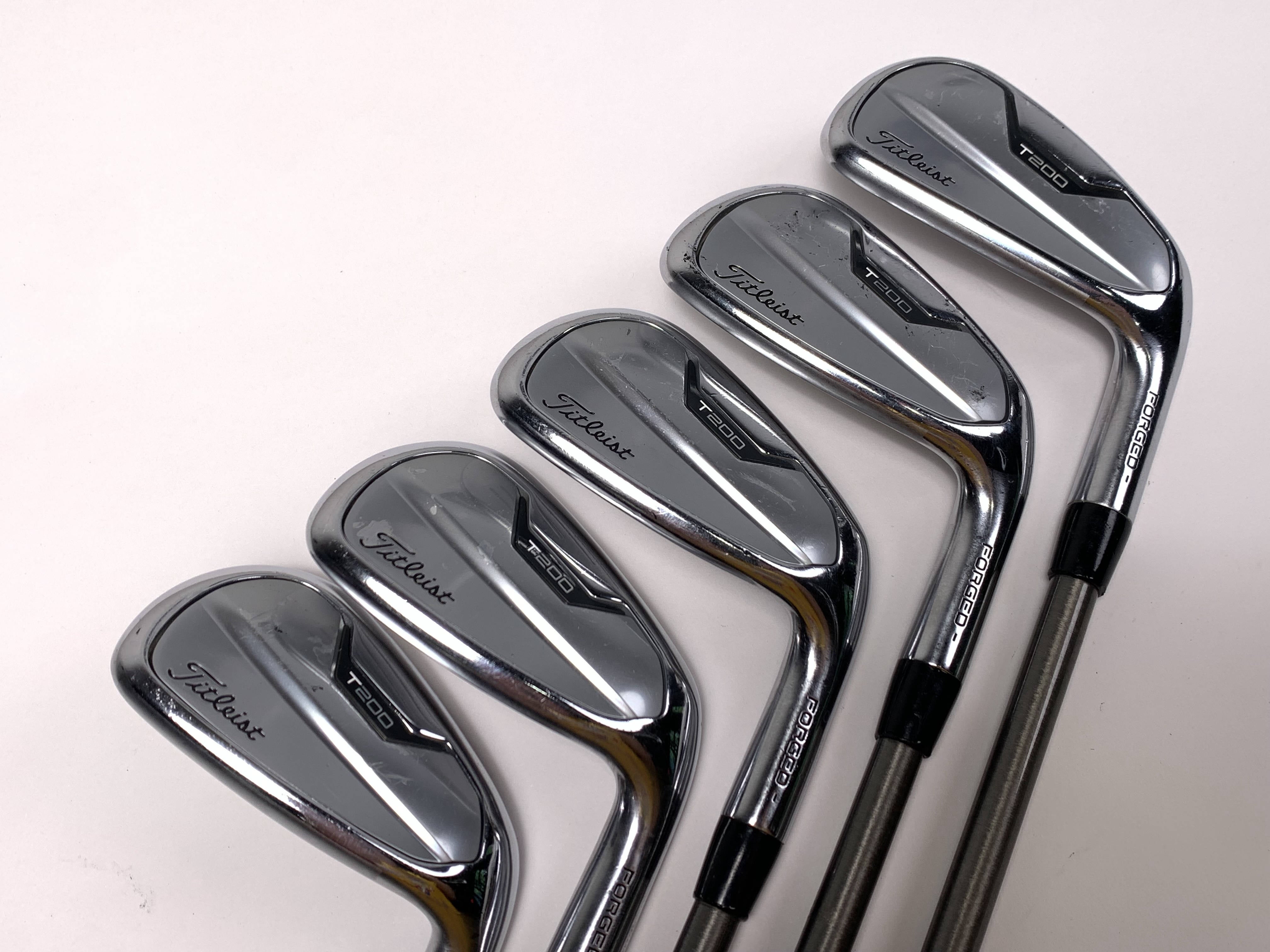 Titleist T200 2021 Iron Set 7-PW+AW SteelFiber i80 Regular