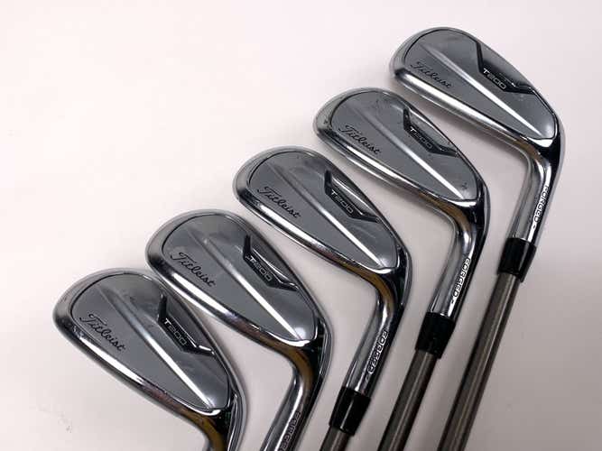 Titleist T200 2021 Iron Set 7-PW+AW SteelFiber i80 Regular Graphite Mens RH