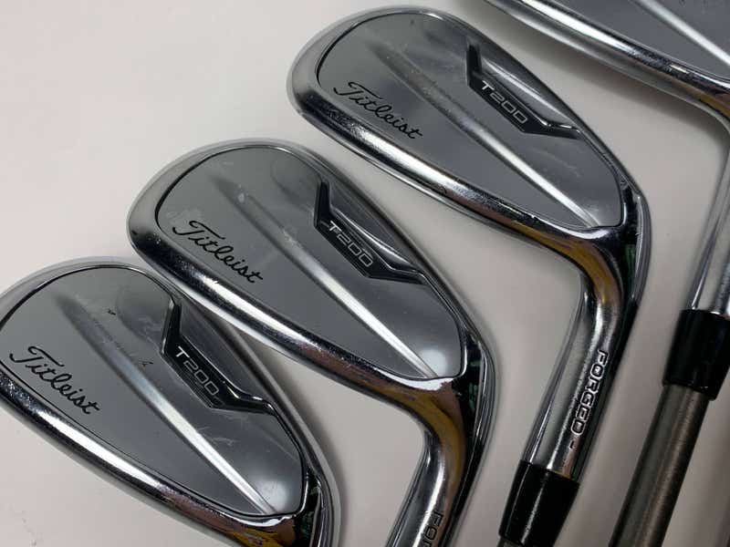 Titleist T200 2021 Iron Set 7-PW+AW SteelFiber i80 Regular