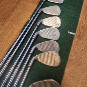 Men's Callaway Steelhead X-16 Right Handed Iron Set Stiff Flex Steel Shaft (Used)