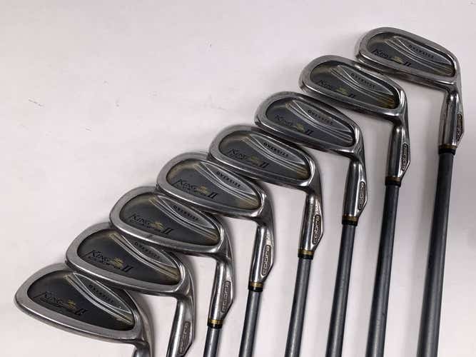 Cobra King Cobra 2 Oversize Iron Set 4-PW+SW IQ Hump Regular Graphite Mens RH