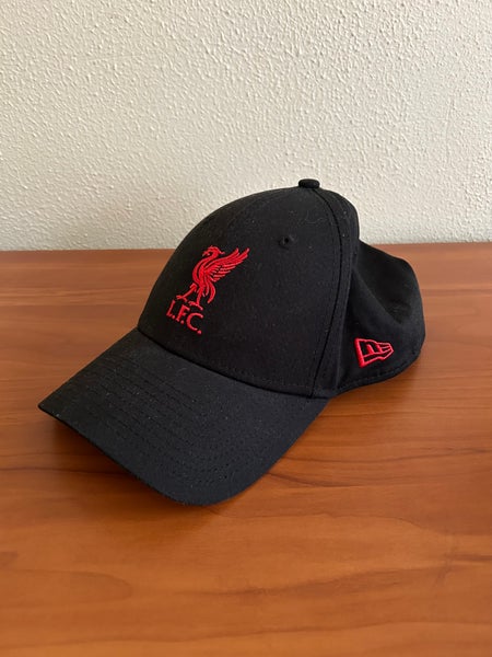 Liverpool FC Black New Era Adjustable Hat – Red Crest – Excellent Condition
