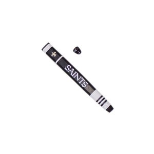 NEW Team Golf New Orleans Saints Black/White Jumbo Putter Grip w/Marker