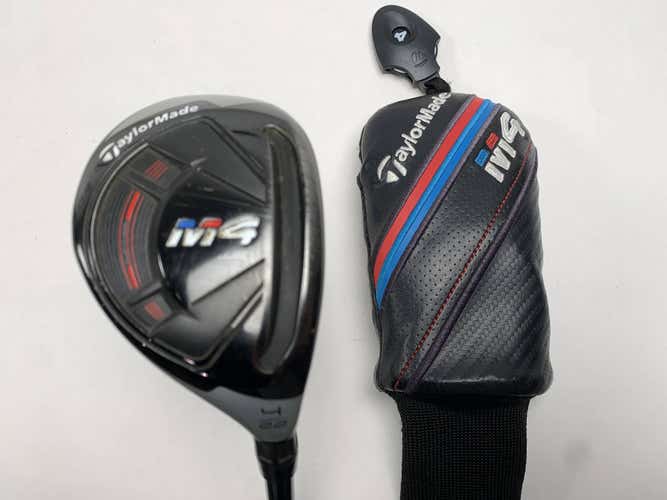 TaylorMade M4 4 Hybrid 22* Fujikura Atmos 6R Regular Graphite Mens RH HC