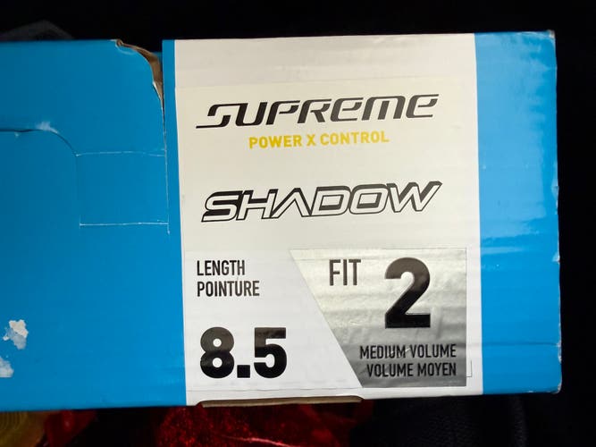 Bauer Supreme Shadow Hockey Skates Regular Width 8.5 (New)