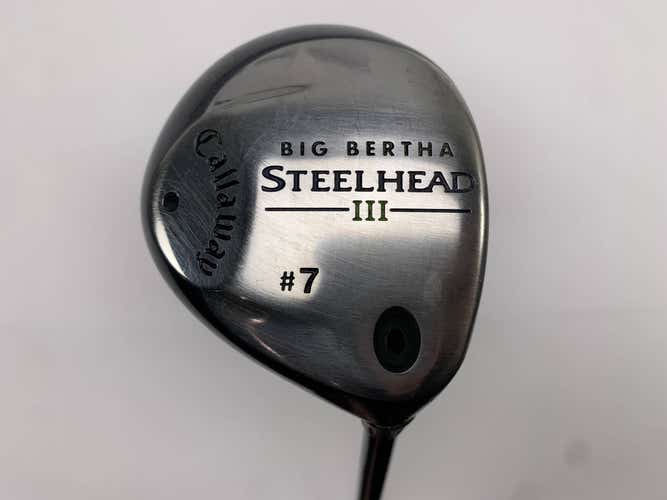Callaway Steelhead III 7 Fairway Wood 21* System III Regular Graphite Mens RH