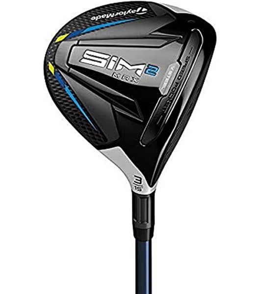 NEW TaylorMade Sim2 Max 15* 3 Wood Graphite Ventus Blue Regular Flex