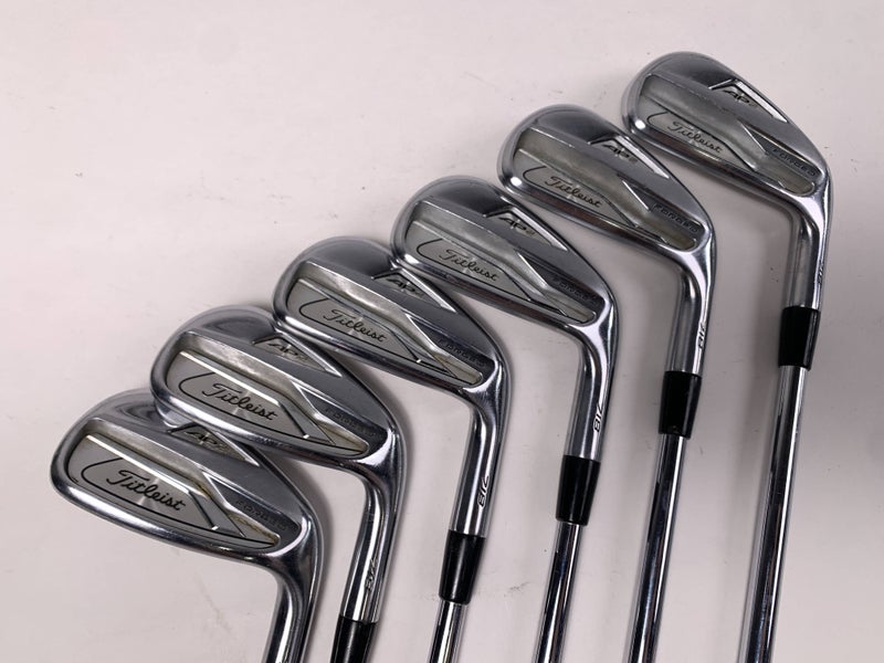 Titleist 718 AP2 Iron Set 4-9 True Temper X100 Extra Stiff Steel Mens RH