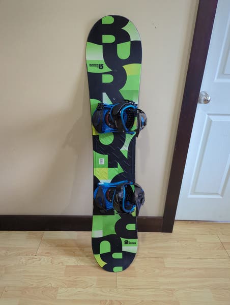 Burton Progression Snowboard 137cm With Burton Bindings Size Small