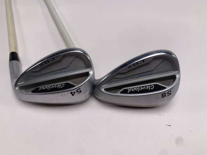 Cleveland CBX Wedge Set 54* 12 | 58* 10 Alpina 673 Wild eye Stiff RH