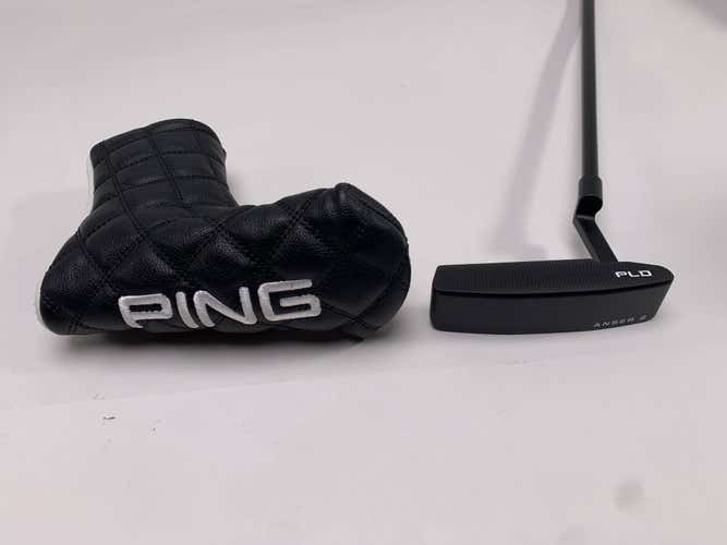 Ping PLD Milled Anser 2 Matte Black Putter 34" Black Dot Mens RH NEW