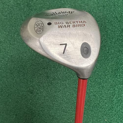 Callaway Big Bertha Warbird Heaven Wood Fairway 7 Wood Stiff Flex Graphite Shaft
