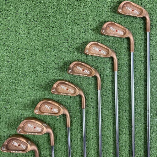 Ping Zing BeCu Beryllium Copper Iron Set 3-PW Red Dot JZ Matching Serial Numbers