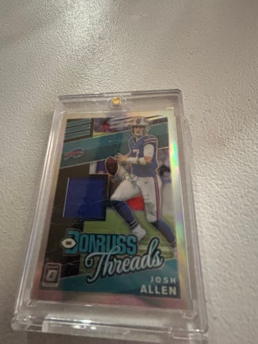 Josh Allen donruss threads patch card