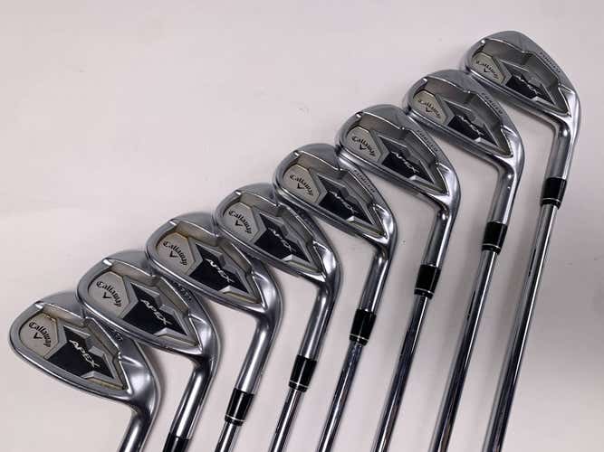 Callaway Apex 19 Iron Set 4-PW+AW True Temper Elevate VSS Stiff Steel 2* FL RH