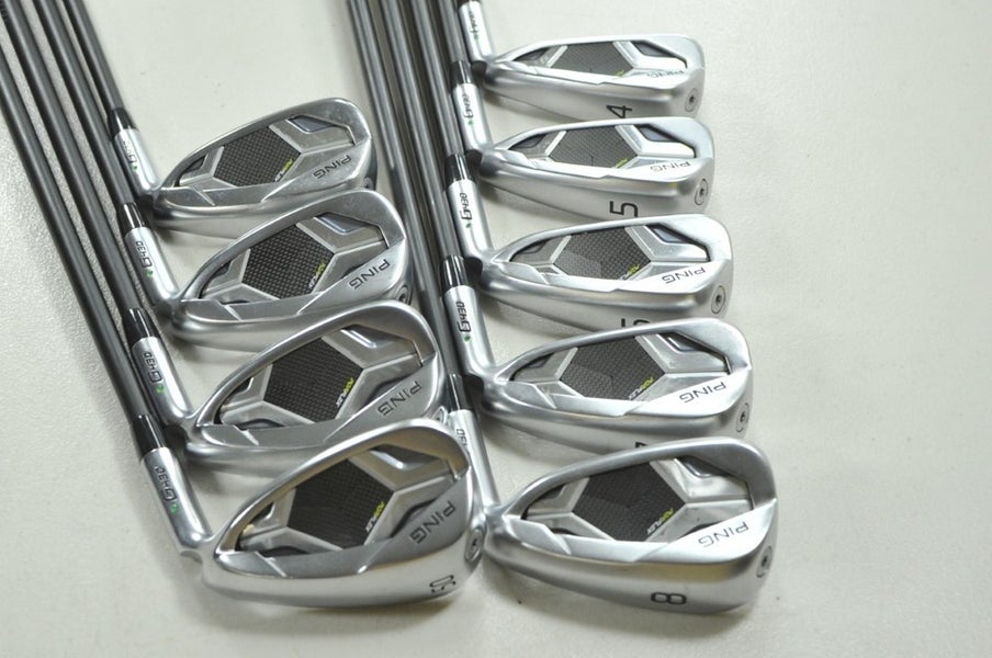 Ping G430 4-W,45*,50* Iron Set Senior Flex Green Dot RH Alta CB Graphite #211996