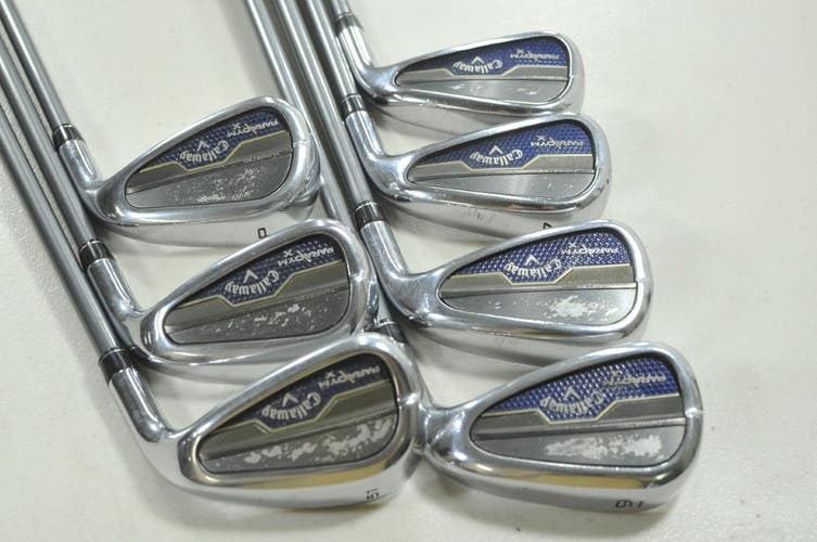 Callaway Paradym X 6-PW,AW,51* Iron Set Regular Flex RH HZRDUS Graphite # 211954