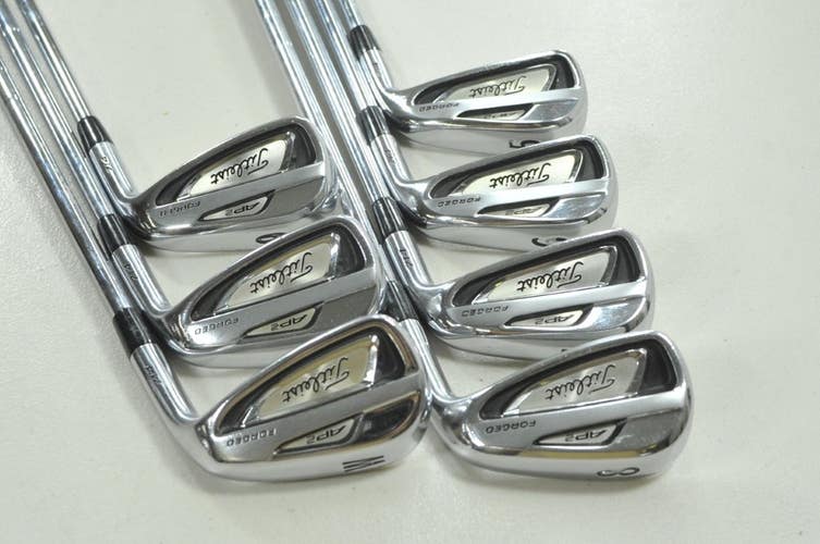 Titleist 714 AP2 5-PW,W Iron Set Stiff Flex Right NS Pro Steel # 212040